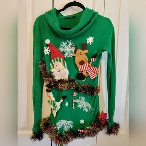 The Limited Ugly Christmas sweater XS party festive holiday